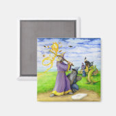 Zauberer für Bat Magnet (Vorderseite/Rückseite)