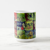 Zauberer für Oz Illustrations Vintag Collage | Kaffeetasse (Mittel)