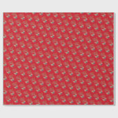 Zauberer für Oz, klassisches Rot Geschenkpapier (Flach)