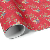 Zauberer für Oz, klassisches Rot Geschenkpapier (Rolleneckpunkt)