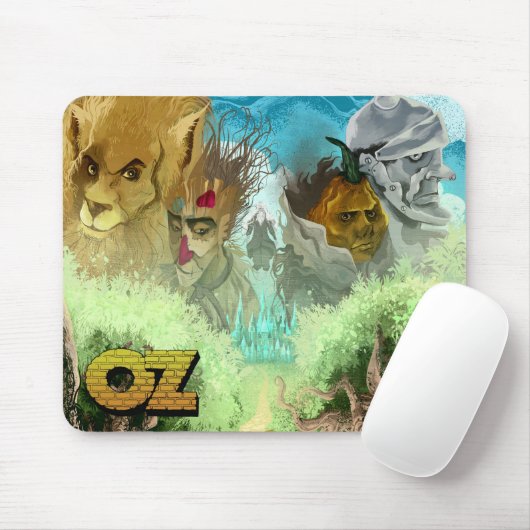 Zauberer für Oz-Mauspad Mousepad (Mit Mouse)