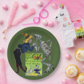 Zauberer für Oz-Papierplatte Pappteller (Party)