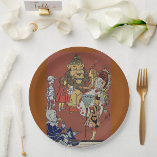 Zauberer für Oz-Papierplatte Pappteller