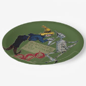 Zauberer für Oz-Papierplatte Pappteller (Schrägansicht)