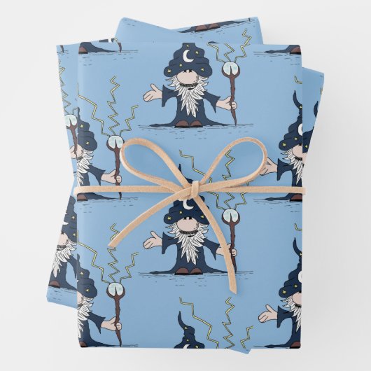 Zauberer Geschenkpapier Set (Beispiel)