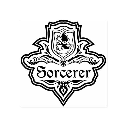 Zauberer Gummistempel (Prägung)