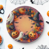 Zauberer Halloween-Feierschaftsreath Pappteller