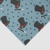 Zauberer Hats, magische Wände und Sterne Blau Seidenpapier (Ausschnitt)