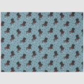 Zauberer Hats, magische Wände und Sterne Blau Seidenpapier (Vorderseite)