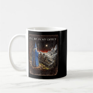 Zauberer Ich werde im Büro sein Lustiger Zauberer Kaffeetasse