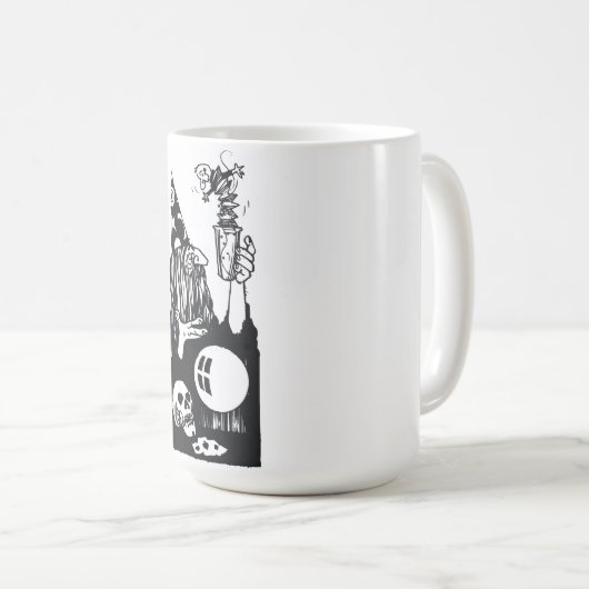 Zauberer-Kaffee-Tasse Kaffeetasse (VorderseiteRechts)