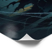 Zauberer/Katzenposter Poster (Ecke)