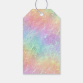 Zauberer - lebendiger Kristallregenbogen: Geschenk Geschenkanhänger (Rückseite)