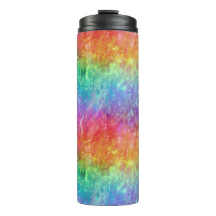 Zauberer - lebendiges Regenbogenprisma Ombre : Thermosbecher