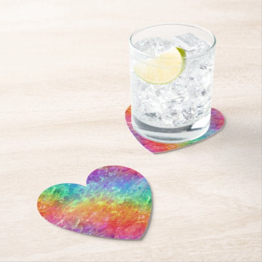 Zauberer - lebhafter Regenbogen aus Kristall: Untersetzer (Vor Ort)