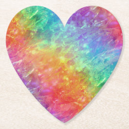 Zauberer - lebhafter Regenbogen aus Kristall: Untersetzer