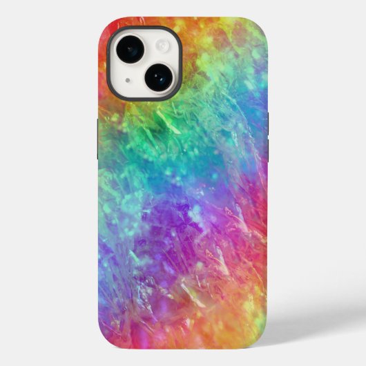 Zauberer - lebhafter Regenbogenriss ombre: Case-Mate iPhone Hülle (Rückseite)