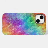 Zauberer - lebhafter Regenbogenriss ombre: Case-Mate iPhone Hülle (Rückseite (Horizontal))