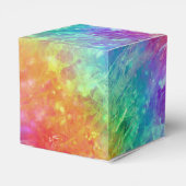 Zauberer - lebhafter Regenbogenriss ombre: Geschenkschachtel (Rückseite)