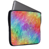 Zauberer - lebhafter Regenbogenriss ombre: Laptopschutzhülle (Vorne Rechts)