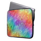 Zauberer - lebhafter Regenbogenriss ombre: Laptopschutzhülle (Vorderseite Links)