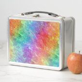 Zauberer - lebhafter Regenbogenriss ombre: Metall Brotdose (Beispiel)