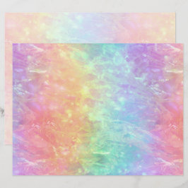 Zauberer - lebhafter Regenbogenriss ombre: Papier