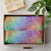 Zauberer - lebhafter Regenbogenriss ombre: Seidenpapier (Geschenk)