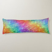 Zauberer - lebhafter Regenbogenriss ombre: Seitenschläferkissen (Rückseite)