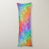 Zauberer - lebhafter Regenbogenriss ombre: Seitenschläferkissen (Rückseite (Vertikal))