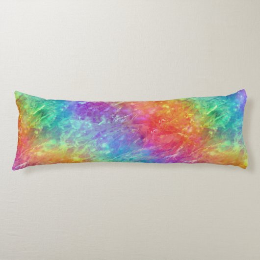 Zauberer - lebhafter Regenbogenriss ombre: Seitenschläferkissen (Vorderseite)