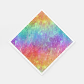 Zauberer - lebhafter Regenbogenriss ombre: Serviette (Ecke)