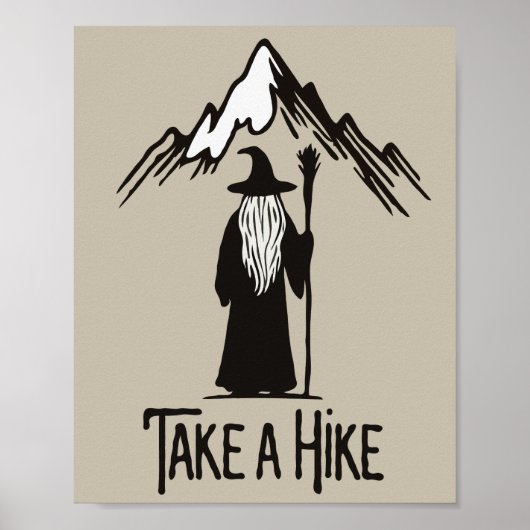 Zauberer Mach einen Spaziergang Poster (Vorne)