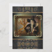 Zauberer-magische große Einladung (Vorderseite)