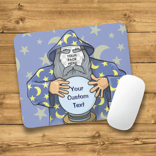 Zauberer mit deinem Gesicht Mousepad