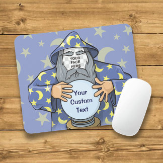 Zauberer mit deinem Gesicht Mousepad