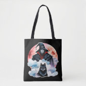 Zauberer mit einem Wolf - Halloween Fan Fun 1 Tasche (Vorderseite)