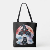 Zauberer mit einem Wolf - Halloween Fan Fun 1 Tasche (Rückseite)