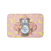 Zauberer mit Gesicht Badematte (Vorderseite)