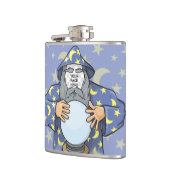 Zauberer mit Gesicht Flachmann (Links)