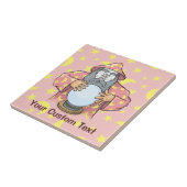 Zauberer mit Gesicht Fliese (Seite)