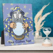 Zauberer mit Gesicht Fotoplatte (Seite)