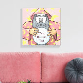 Zauberer mit Gesicht Leinwanddruck (Insitu (Wohnzimmer))