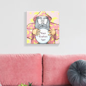 Zauberer mit Gesicht Leinwanddruck (Insitu (Wohnzimmer))