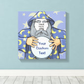 Zauberer mit Gesicht Leinwanddruck (Insitu (Holzboden))