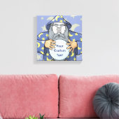 Zauberer mit Gesicht Leinwanddruck (Insitu (Wohnzimmer))