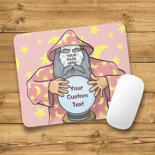 Zauberer mit Gesicht Mousepad