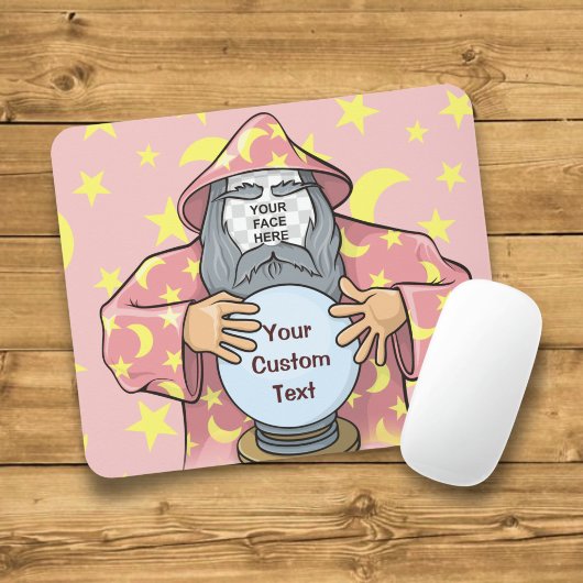 Zauberer mit Gesicht Mousepad