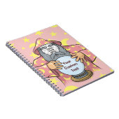 Zauberer mit Gesicht Notizblock (Rechte Seite)