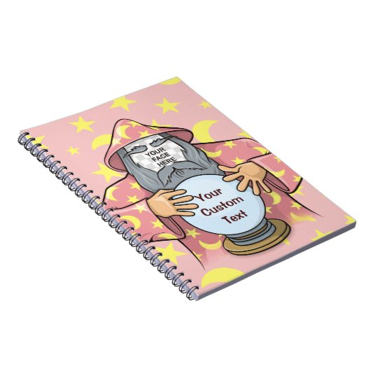 Zauberer mit Gesicht Notizblock (Rechte Seite)